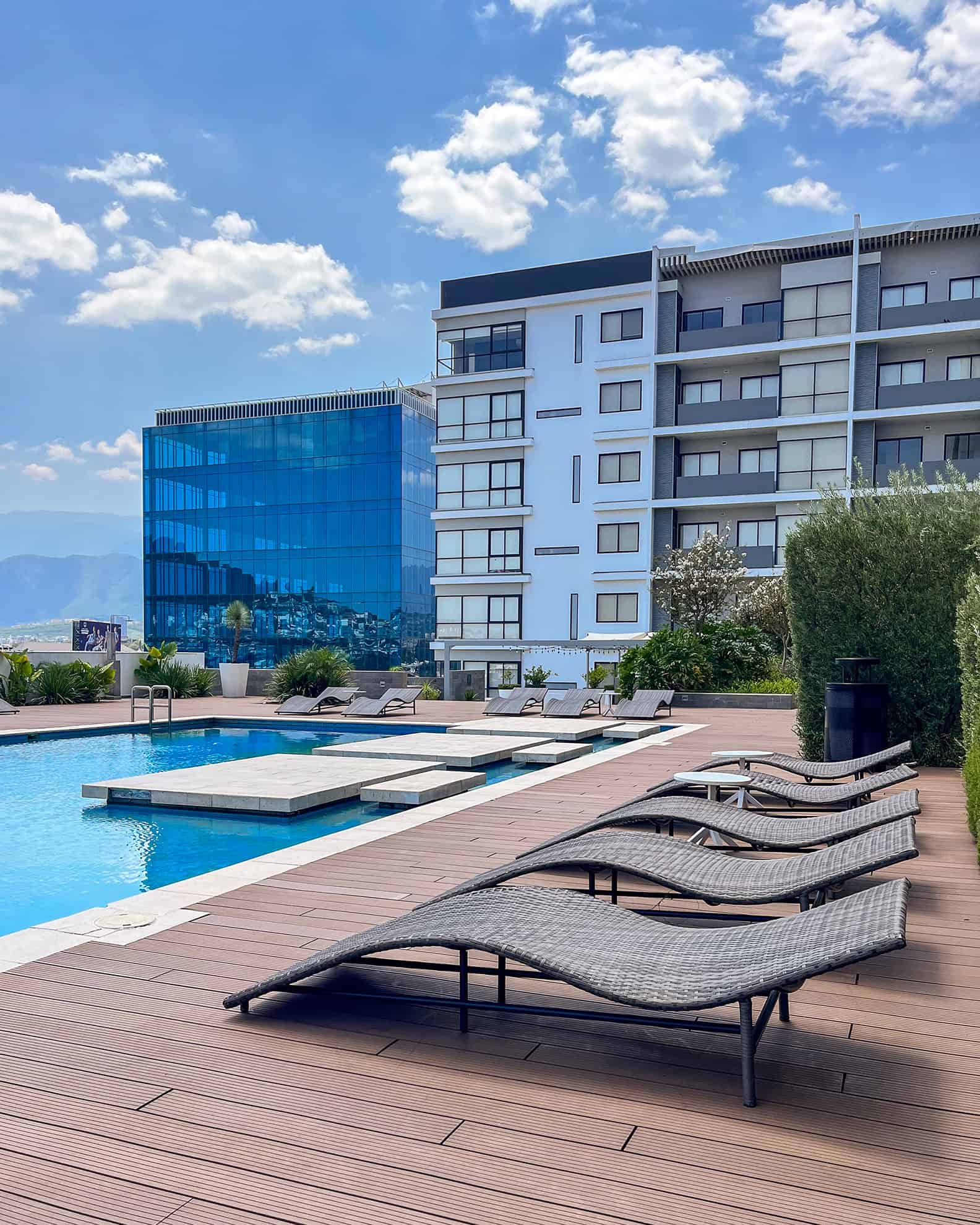 Gran Ciudad Nuevo Sur Pool and Building view by day